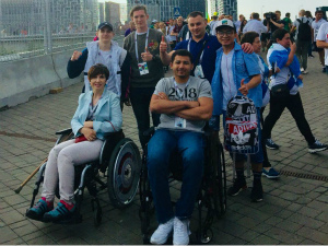 Student of MAI helped people with disabilities to visit the 2018 FIFA World Cup Russia