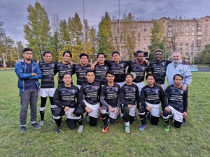 MAI Rugby Team of International students won the second place at the Moscow Student Championship