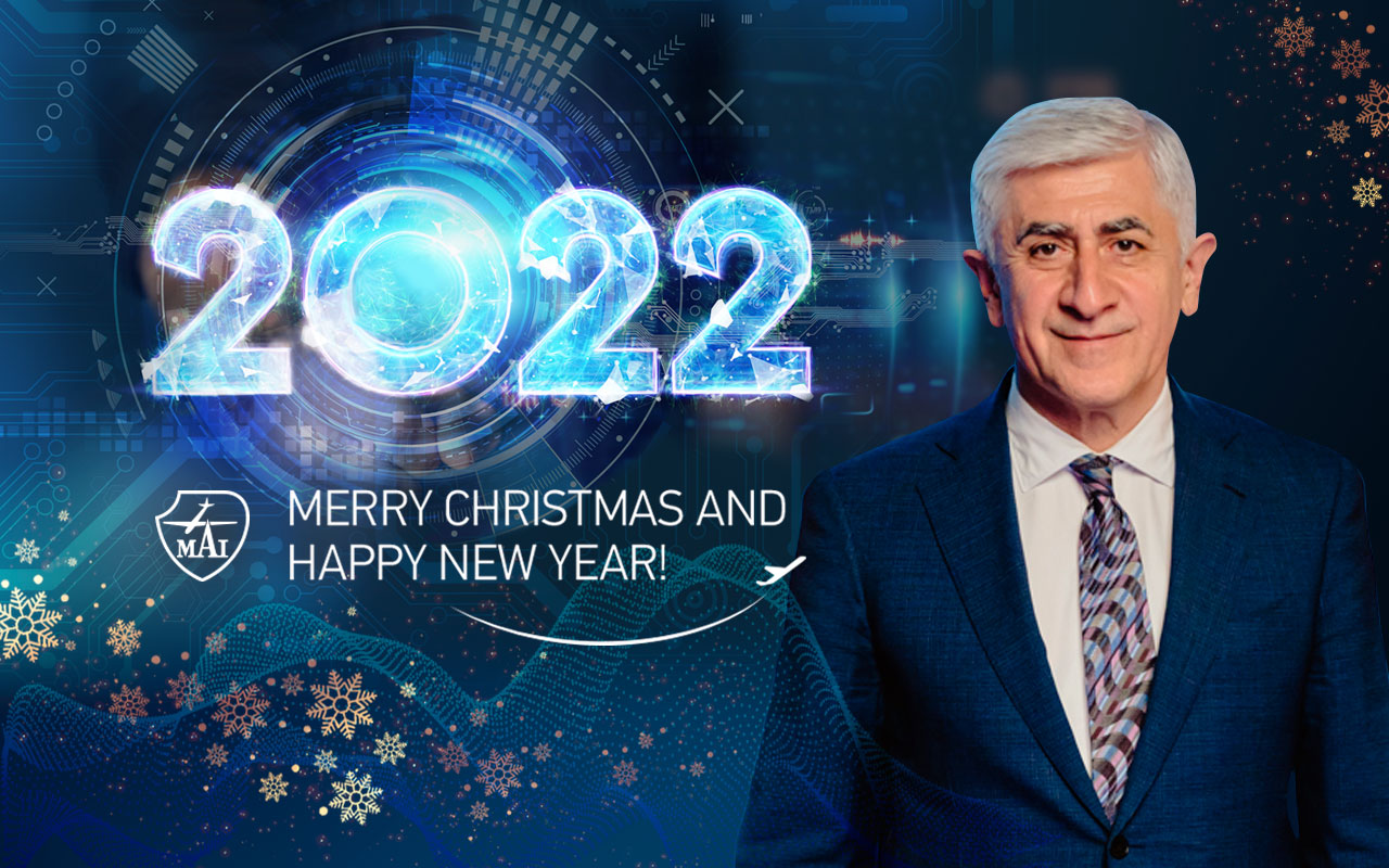 Holiday greetings from MAI Rector Mikhail Pogosyan