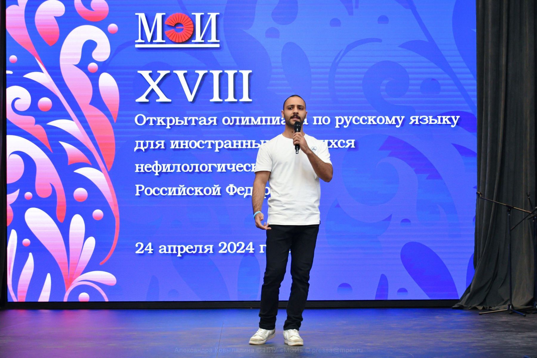 MAI students took part in the XVIII Open Olympiad in the Russian language 