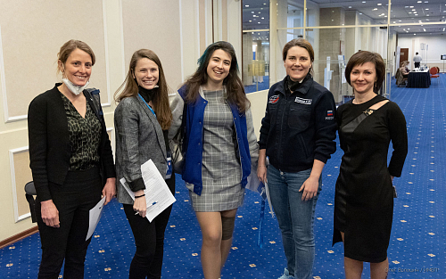 MAI student took part in a round table with famous women astronauts